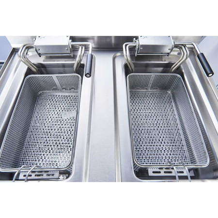 Frytownica elektryczna, nastawna, V 2x10 l, 18 kW