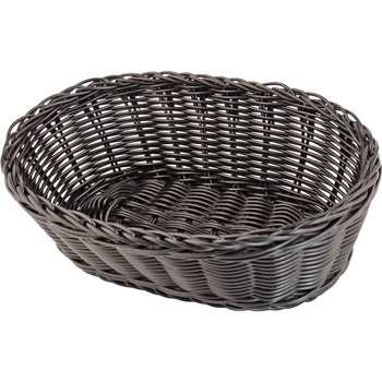 Koszyk uniwersalny z polipropylenu, czarny, Gredil, 255x180 mm