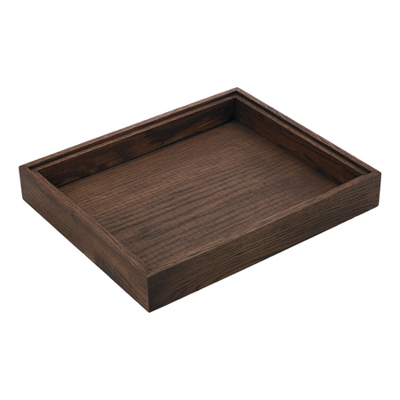 Skrzynka dębowa sztaplowalna tabak, GN 1/2