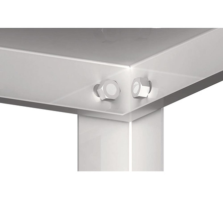 Regał magazynowy,półki pełne 1100x600x1800 skręcany