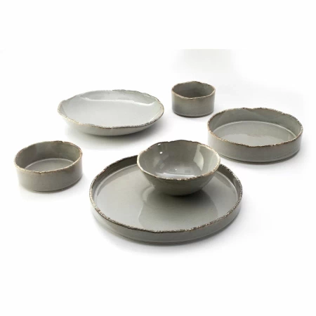 SAMTO Talerz głęboki 25 cm szary