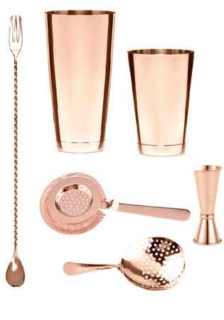 Set barmański miedziany