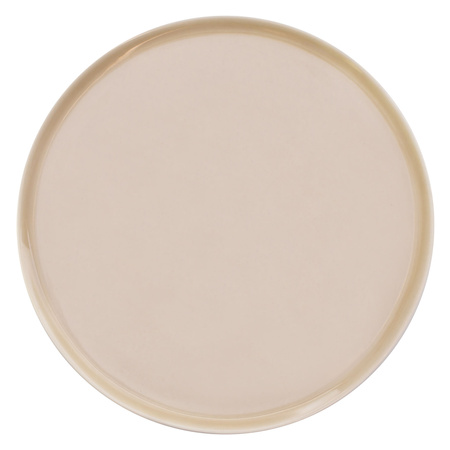 Talerz płaski okrągły 20 cm, beżowy ETER - VERLO