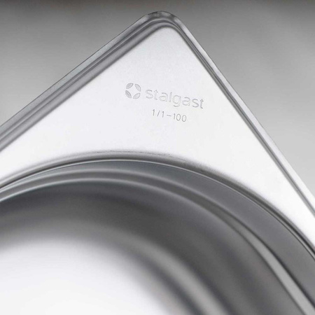 Pojemnik stalowy, GN 1/4, H 100 mm