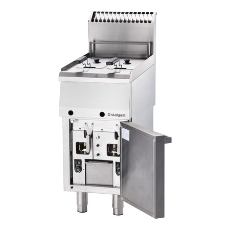 Frytownica dwukomorowa gazowa, 400x700, 12.0 kW, G30/37 mbar