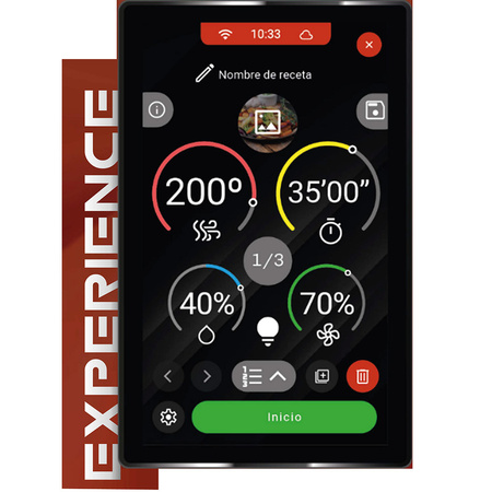 Piec konwekcyjno-parowy, Experience, 7xGN1/1, P 10.25 kW