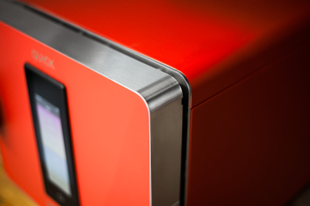 Piec konwekcyjny szybkiego gotowania ogrzewanie nadmuchowe dotykowy panel sterowania 3,6 kW 230V 397x598x410 mm QUICK 1T RED