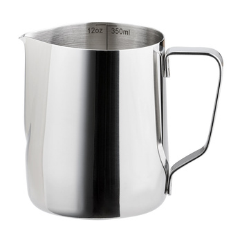 Dzbanek stalowy do spieniania mleka z miarką, V 0.35 l