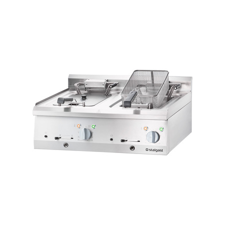 Frytownica elektryczna, nastawna, V 2x10 l, 18 kW