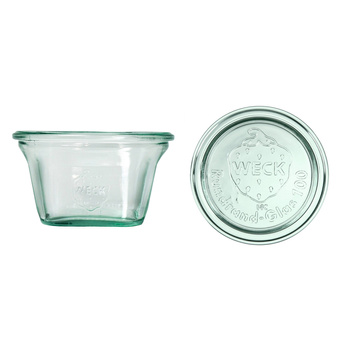 Słoik 290 ml, z pokrywką, Quadro, 6 szt.