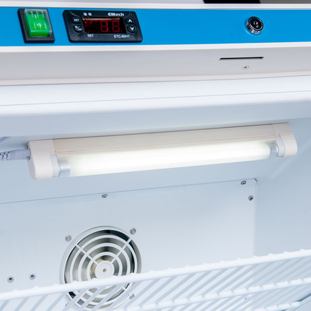 Witryna chłodnicza lakierowana, wnętrze z ABS, V 361 l