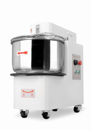 Miesiarka spiralna do ciasta | ze stałym hakiem i dzieżą | RQBT40 2V | 40l | 400V | 2 prędkości