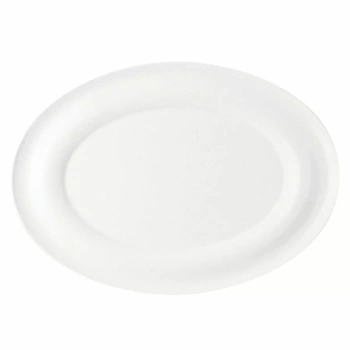 Talerz płaski owalny 22 x 15,5 cm LYRA - RAK PORCELAIN