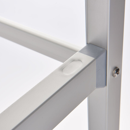 Regał magazynowy aluminiowy, 1510x560x1680 mm