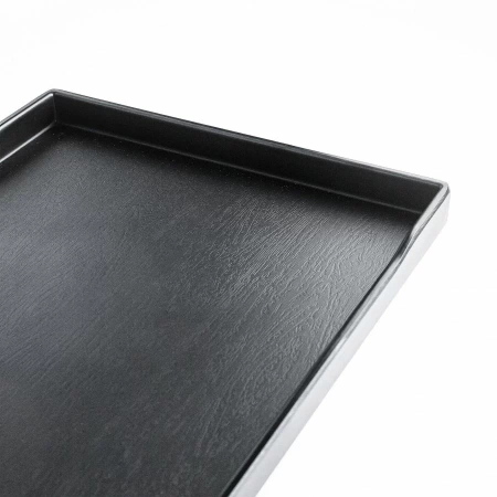 Taca ZEN z melaminy 38,1x28,8x2,5 cm czarna - VERLO