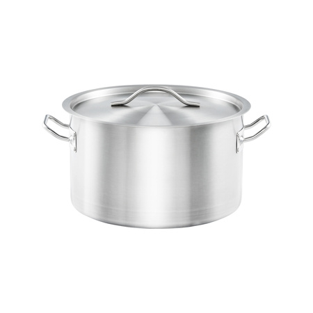 Garnek średni z pokrywką, stalowy, Gredil, Ø 240 mm, V 6.1 l