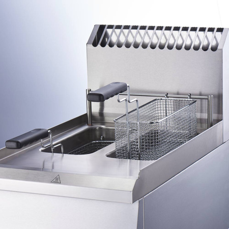 Frytownica dwukomorowa gazowa, 400x700, 12.0 kW, G30/37 mbar