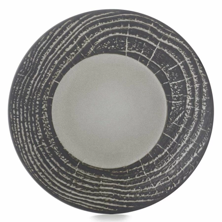 Talerz płaski 31 cm ARBORESCENCE szary
