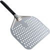 Łopata do pizzy, perforowana, aluminiowa, 300x350 mm, L 660 mm