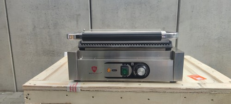 Kontakt grill pojedynczy | ryflowany | Resto Quality | 2,2 kW | RQK812A | outlet