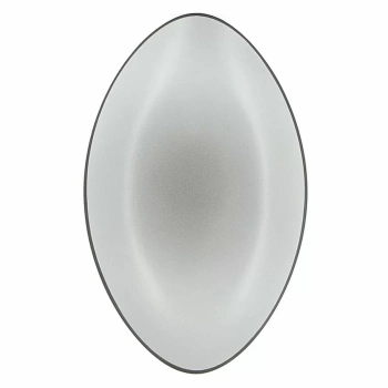 EQUINOXE Talerz owalny 35x22,3 cm szary