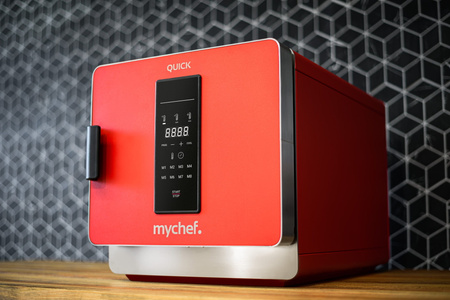 Piec konwekcyjny szybkiego gotowania ogrzewanie nadmuchowe cyfrowy panel sterowania 3,6 kW 230V 397x598x410 mm QUICK 1 RED