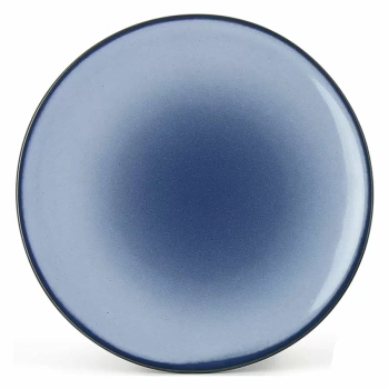 EQUINOXE Talerz płaski 31,5 cm niebieski