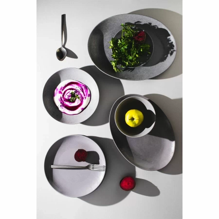 Talerz okrągły 31 cm szary SHALE – RAK PORCELAIN