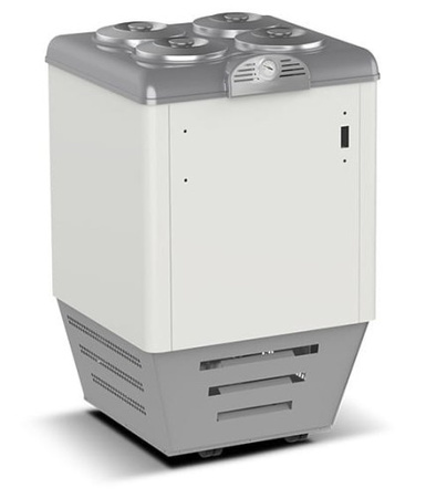 Dystrybutor do lodów | 4+4 tuby | DVN4 | 654x665x1030 mm