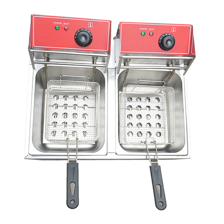 Frytkownica elektryczna dwukomorowa