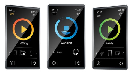 Zmywarka do szkła i talerzy kosz 500x500 system podwójnych koszy 400V KRUPPS KERA LINE KE50UT panel dotykowy KERA 2 lata gwarancji