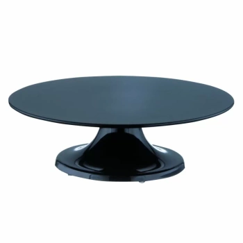 Patera z melaminy 32 cm czarna