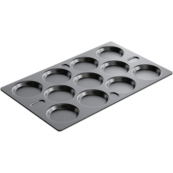 Blacha nieprzywierająca na omlety i placki na 11 sztuk, GN 1/1