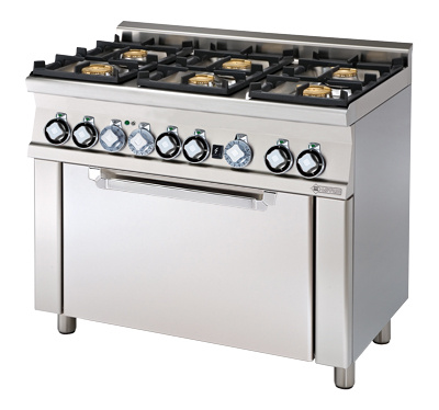 CF6-610 GEM Kuchnia gazowa z piekarnikiem elektrycznym