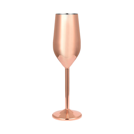 Kieliszek do szampana, miedziany, V 0.21 l