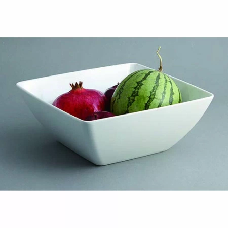 Miska bufetowa z melaminy wys. 10,5 cm biała - VERLO