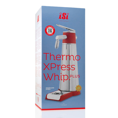 Syfon do bitej śmietany, automatyczny, iSi, Thermo XPress Whip PLUS, V 1.0 l