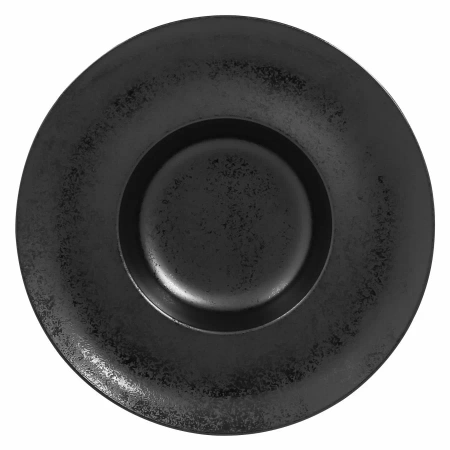 Talerz głęboki, okrągły 29,5 cm czarny SUGGESTIONS Chill