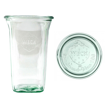 Słoik 795 ml, z pokrywką, Quadro, 6 szt.